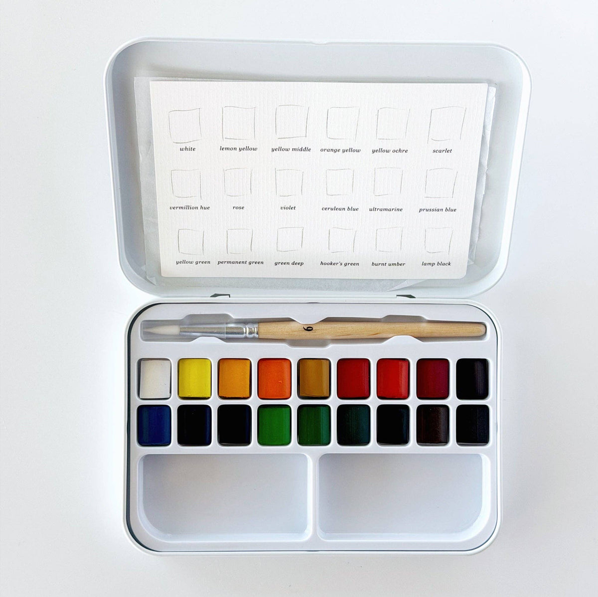 Watercolor paint set 18 colors