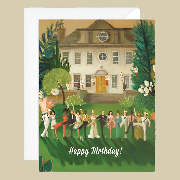 Whiskey Sour High Kick Birthday Card