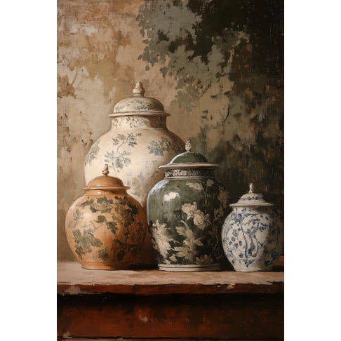 Moroccan Jars I Artist Board