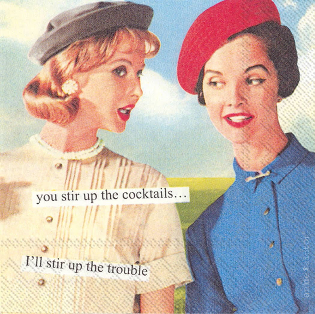 Anne Taintor Stir Up Cocktail Napkins