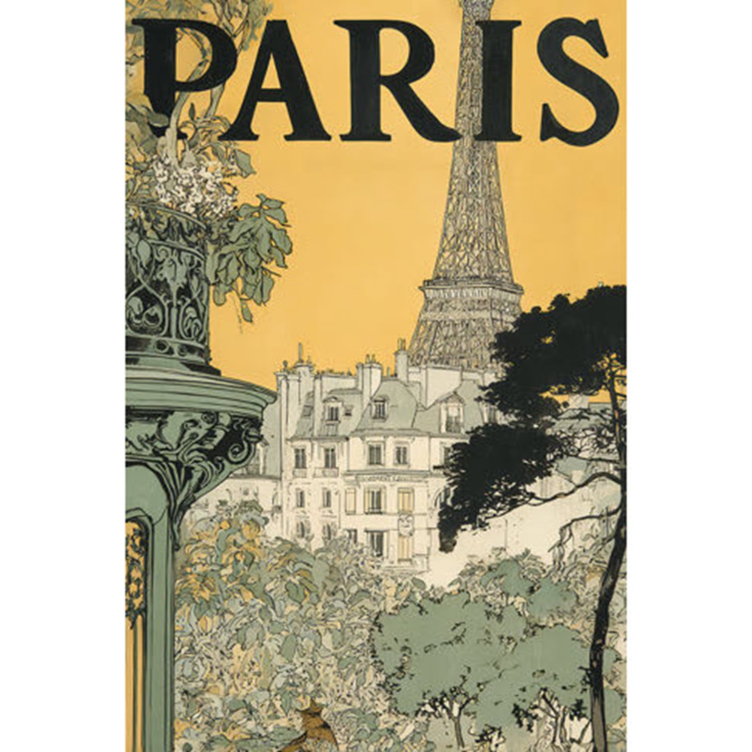 Paris Travel Poster Art Print