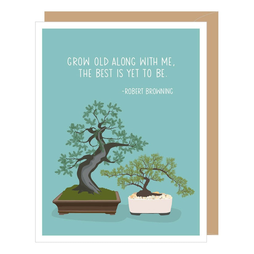 Bonsai Anniversary Card