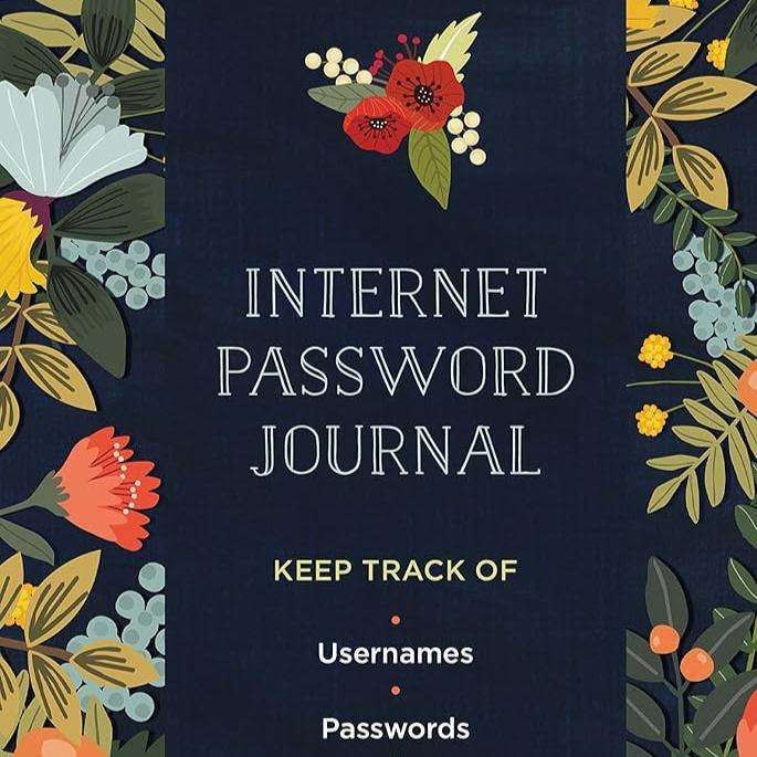 Internet Password Journal