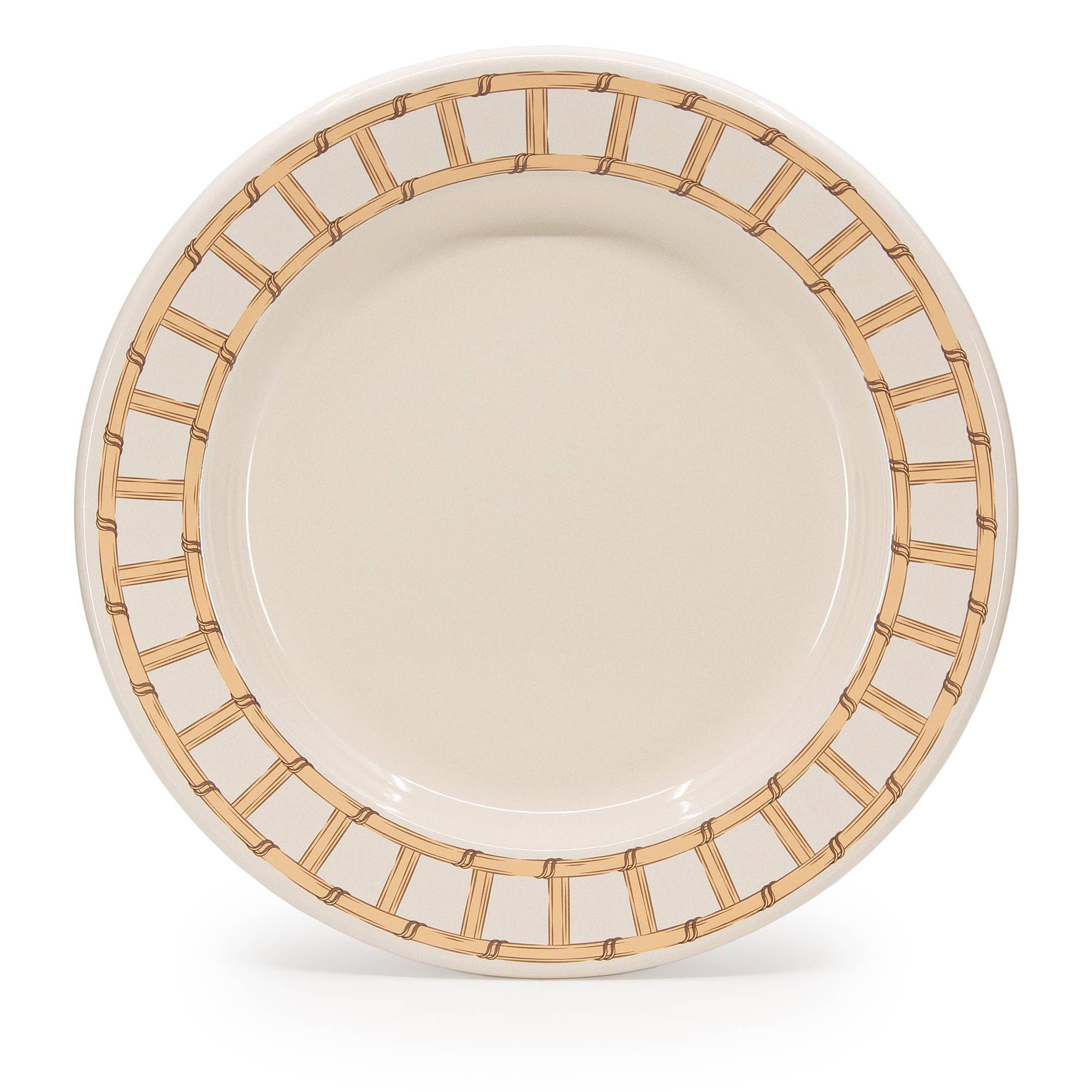 Domino Wicker Enamelware Dinner Plate
