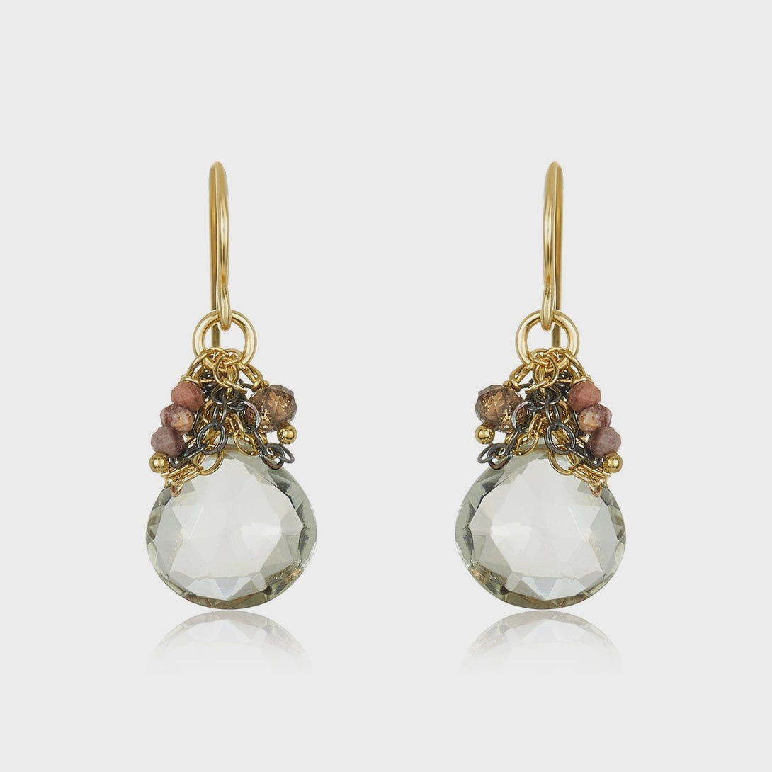 Amelia in Green Earrings