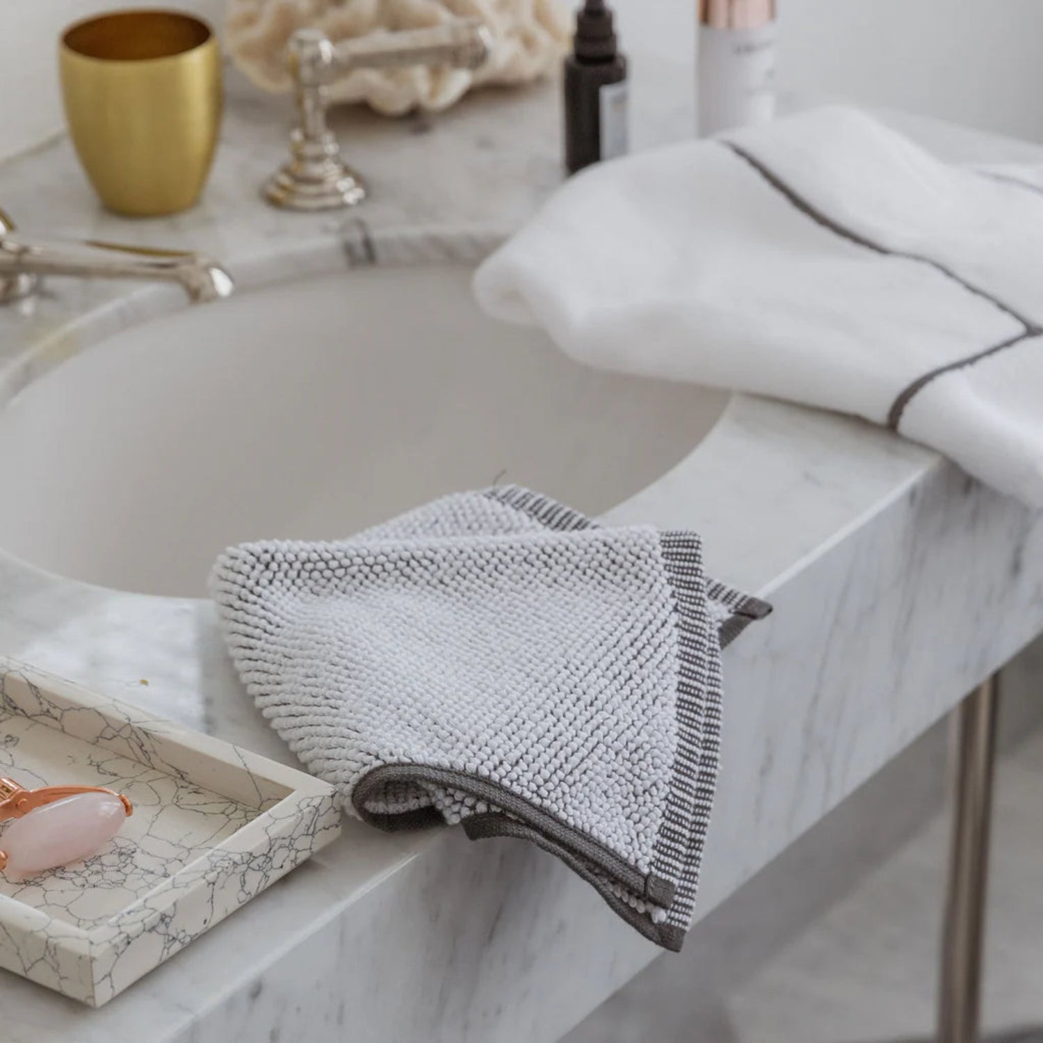 Assisi Charcoal Towel