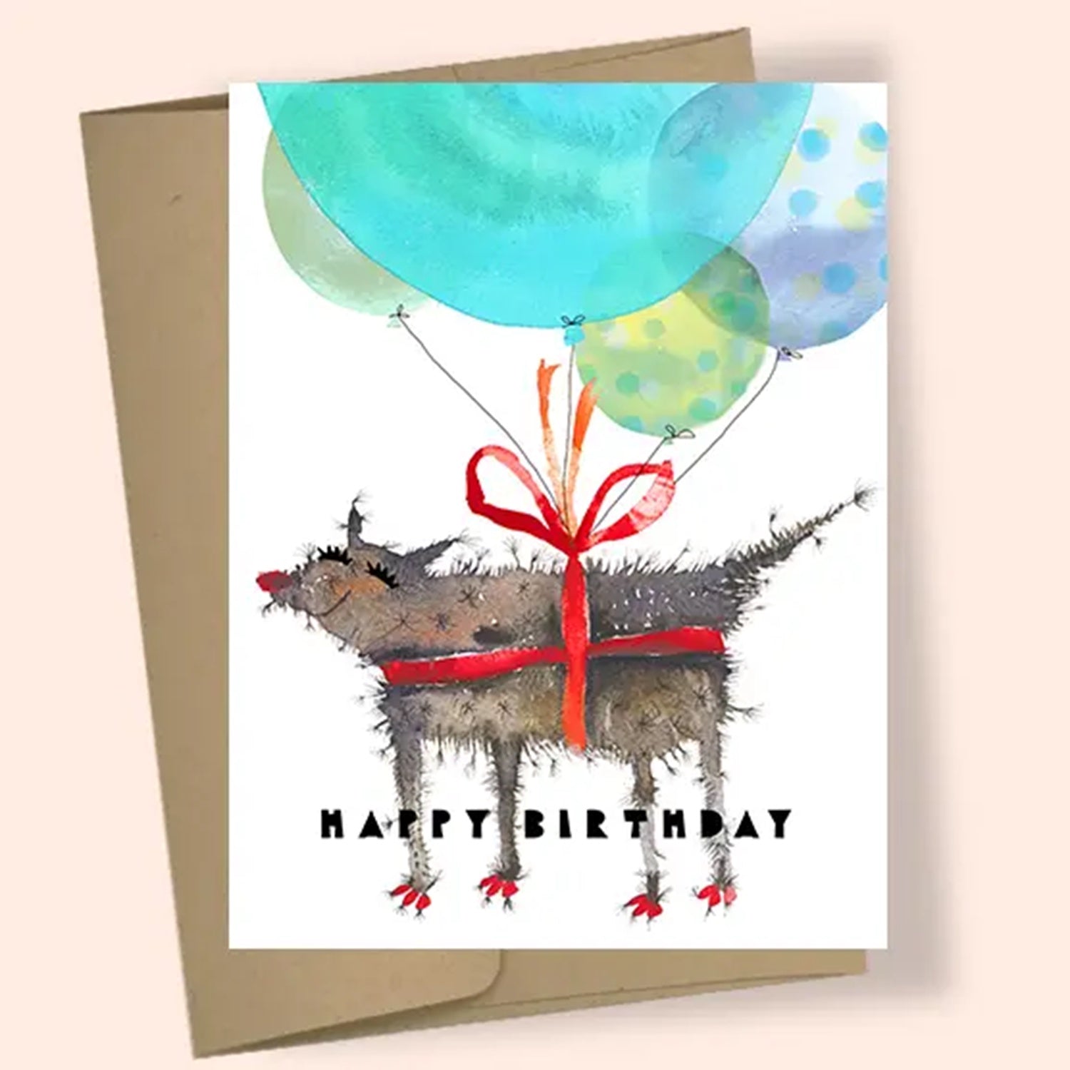 Balloon Dog Card
