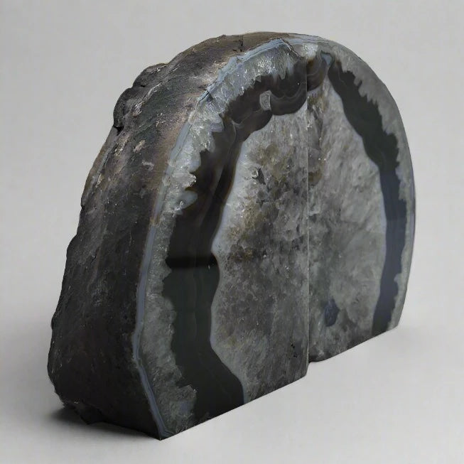 Agate Bookend Black Extra Large