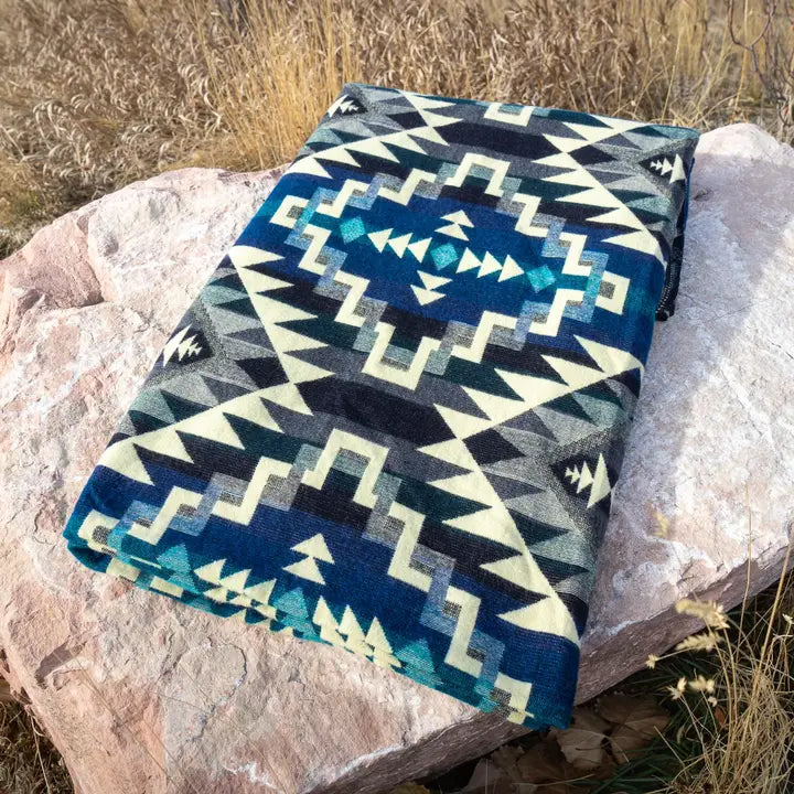 Andean Alpaca Blue Chakana