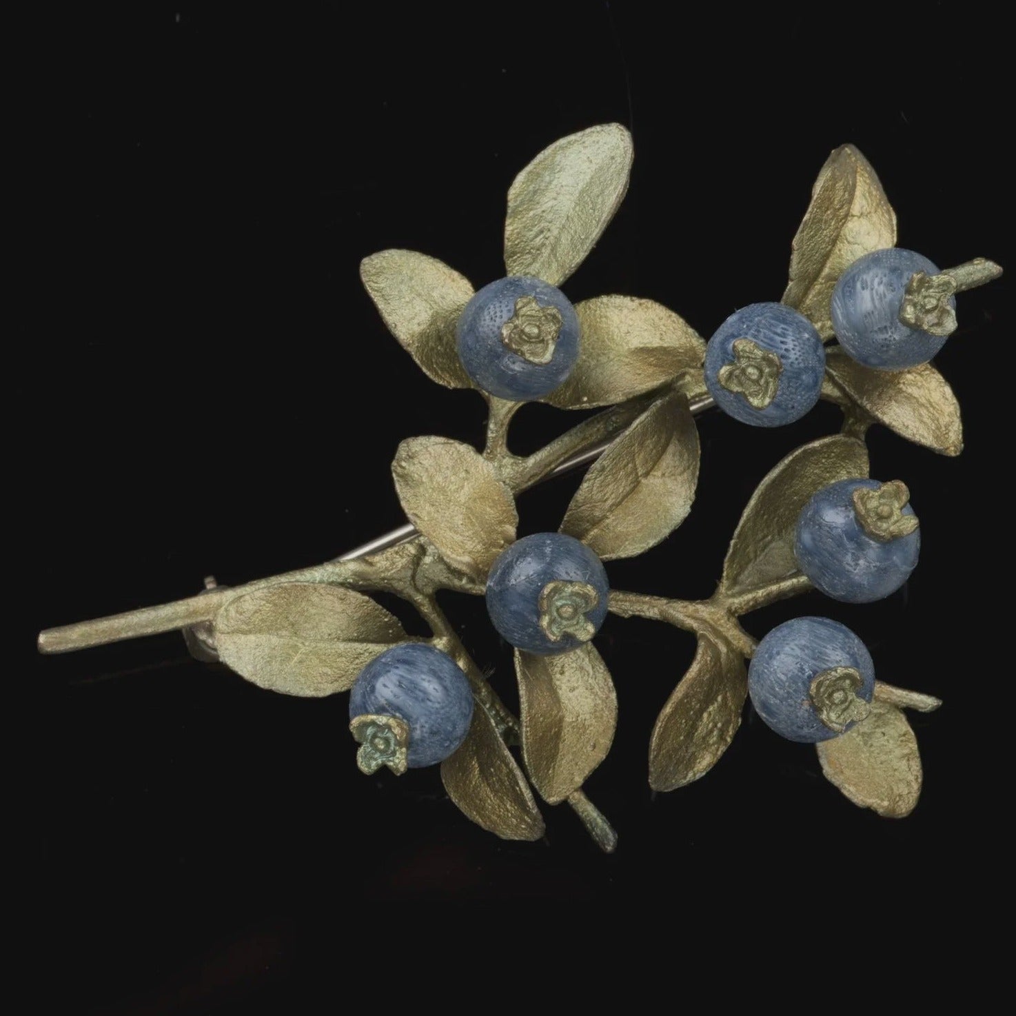 Blueberry Brooch