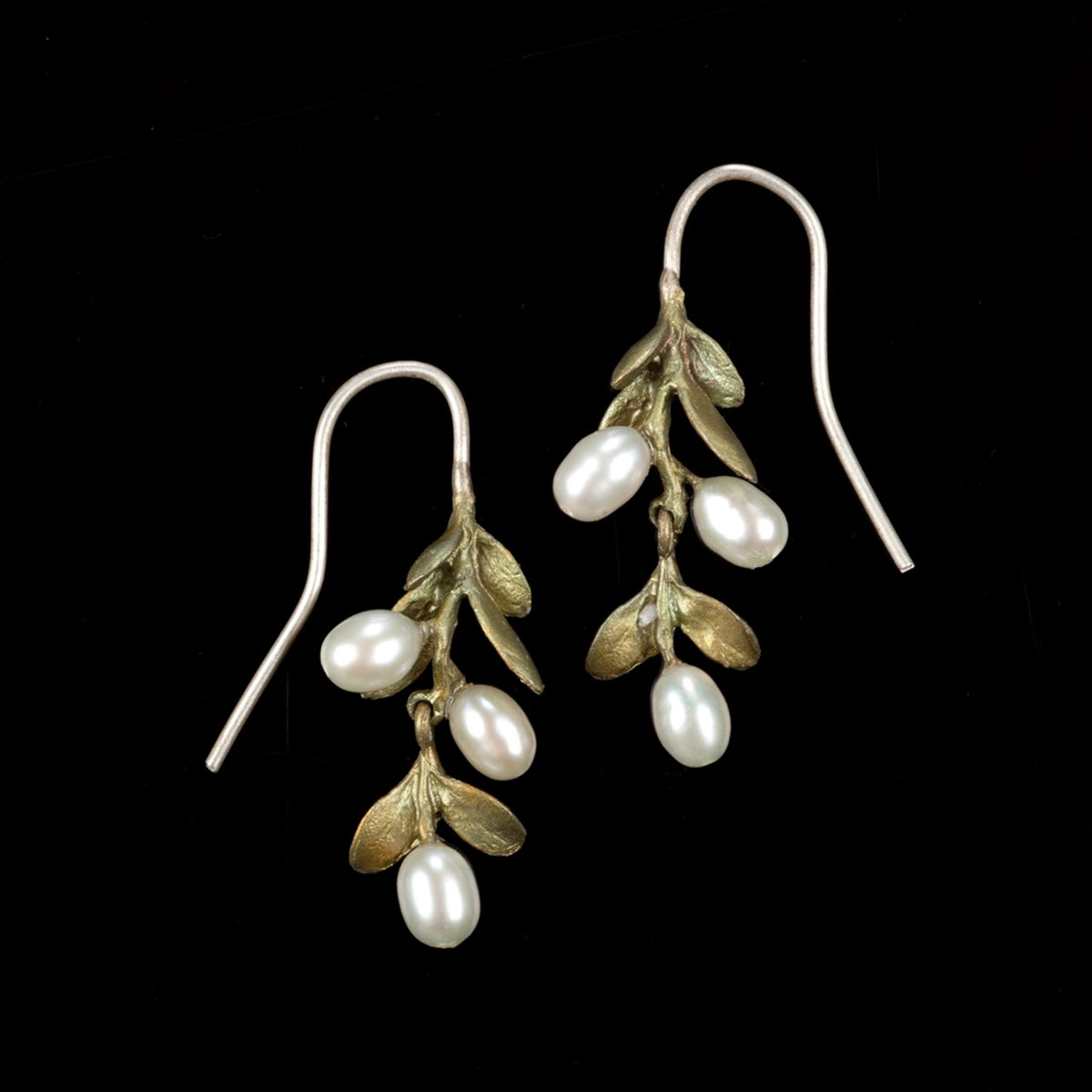 Boxwood Wire Drop Earrings