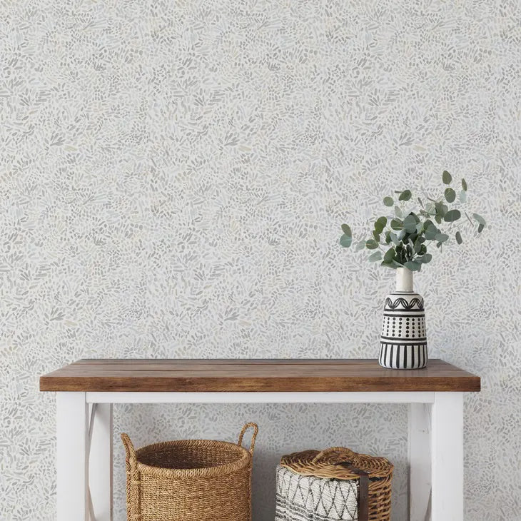 Brushstroke Garden Grey