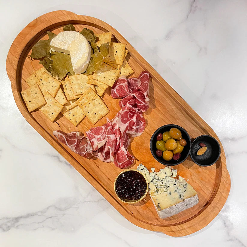 Cherry Oval Serving Tray