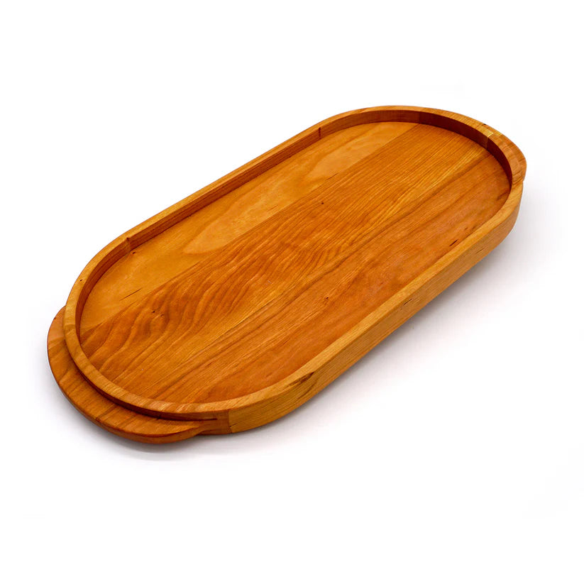 Cherry Oval Serving Tray