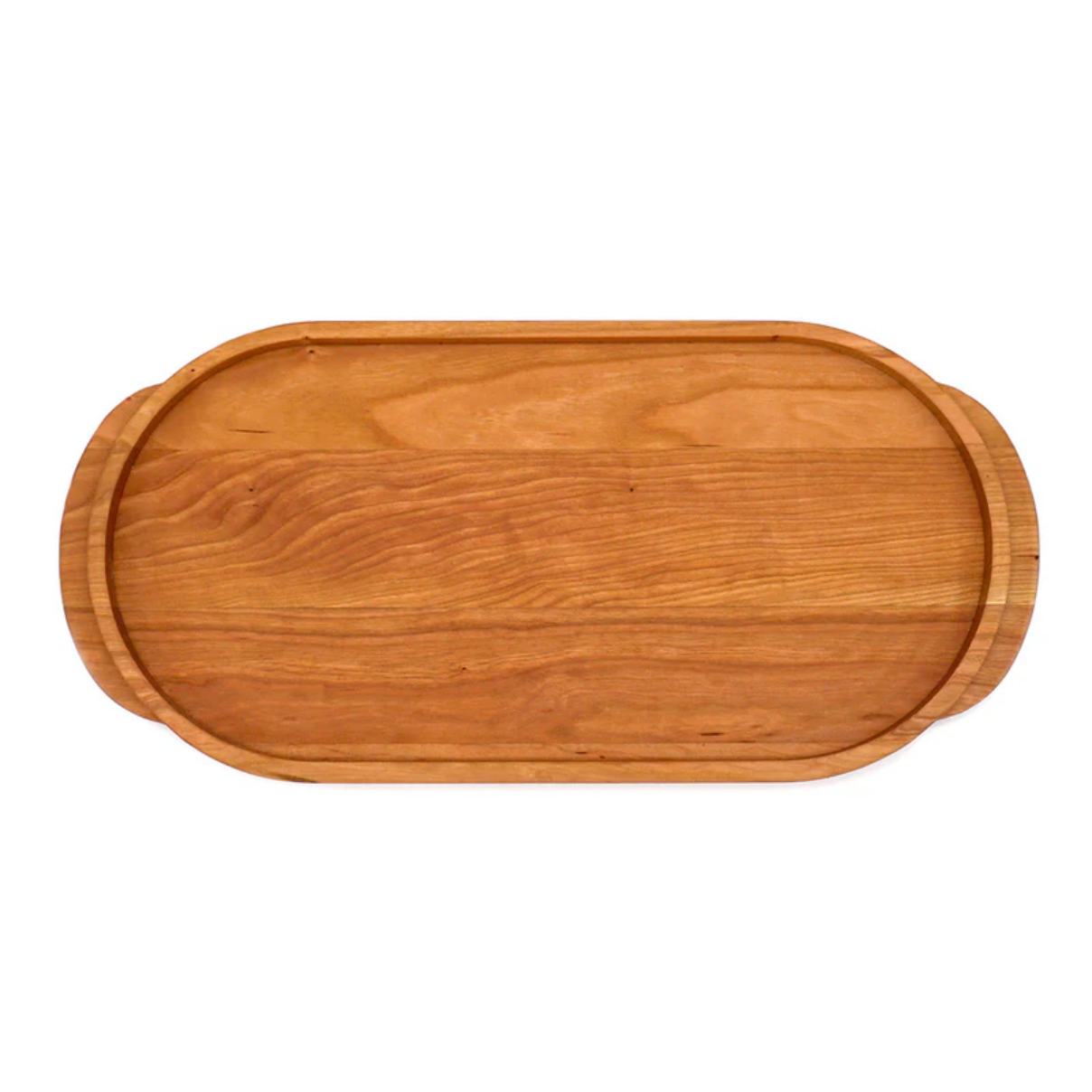 Cherry Oval Serving Tray
