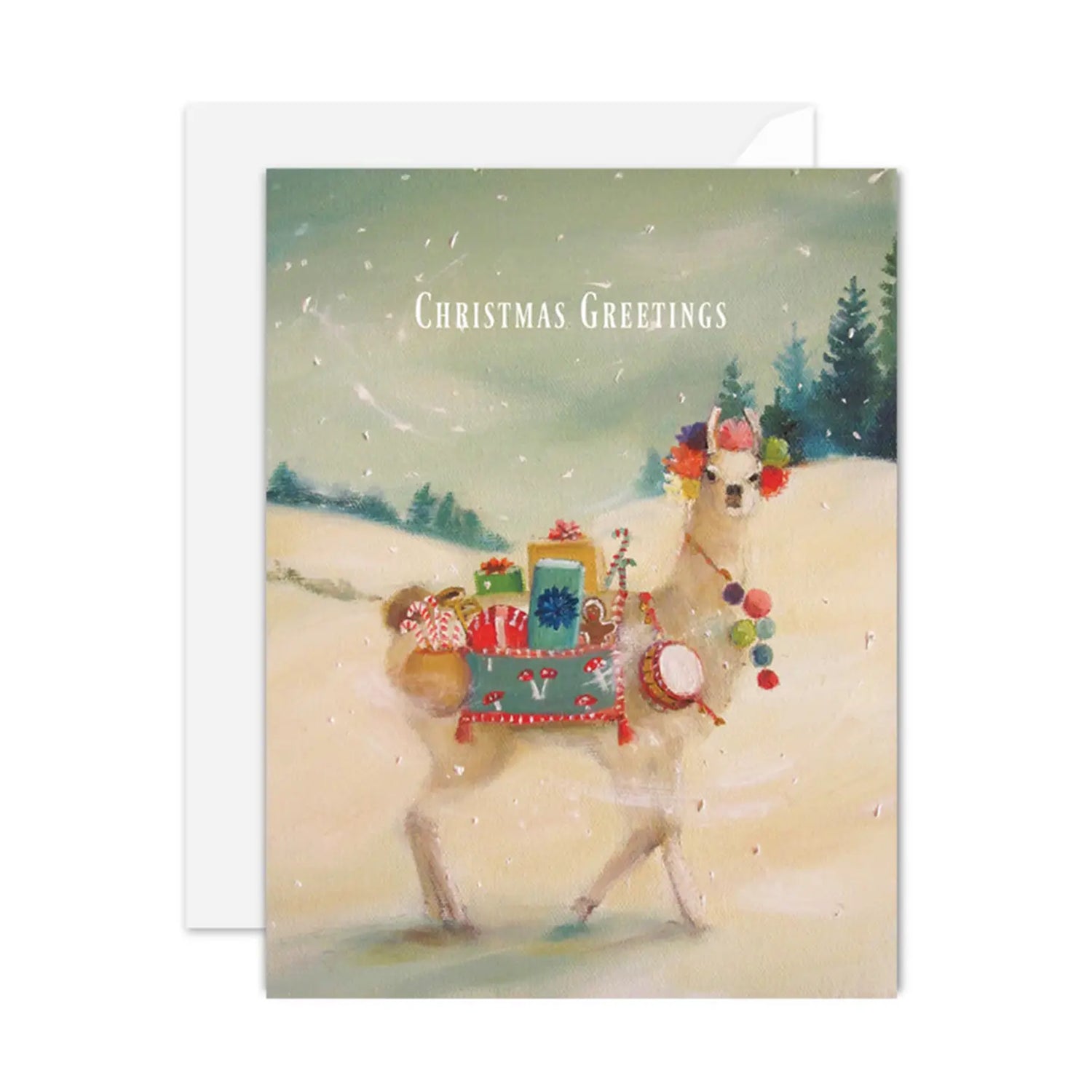 Christmas Llama Card