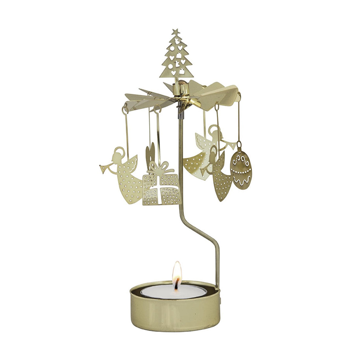 Christmas Medley Rotary Candleholder