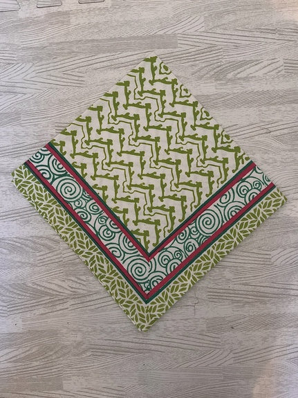 Climbing Lotus Stencil Napkin