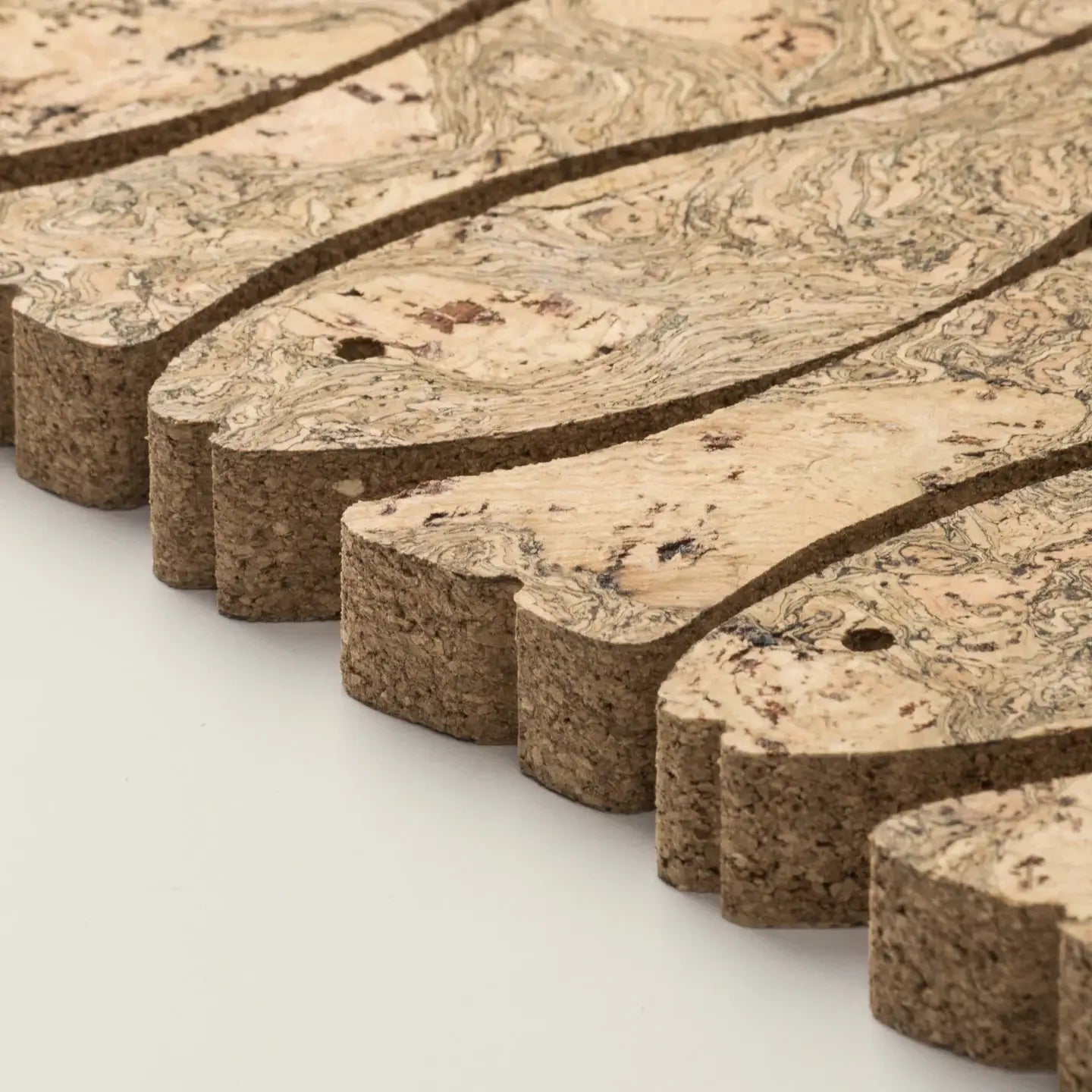 Cork Fish Trivet with Rope Handles