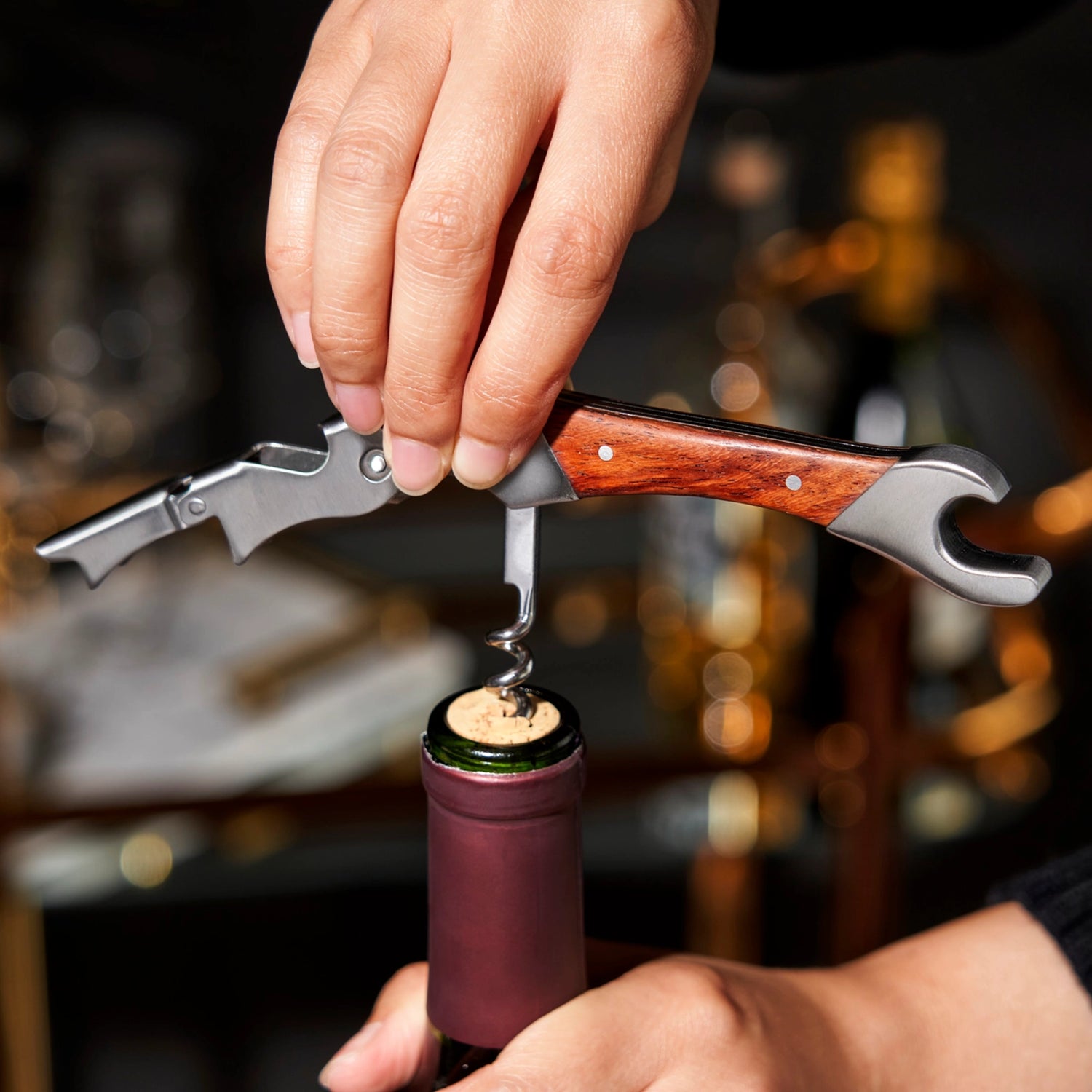 Double Hinged Corkscrew