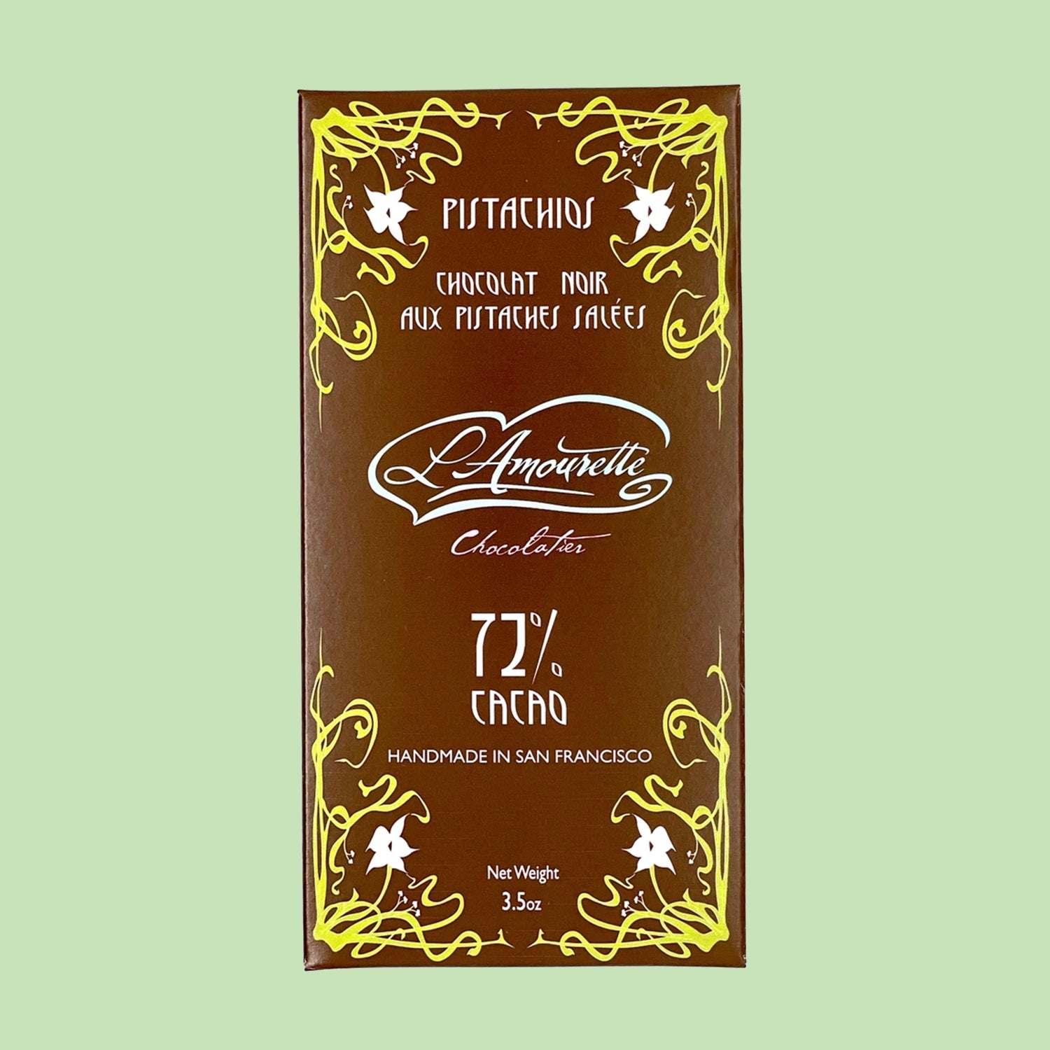 Dark Chocolate with Pistachios