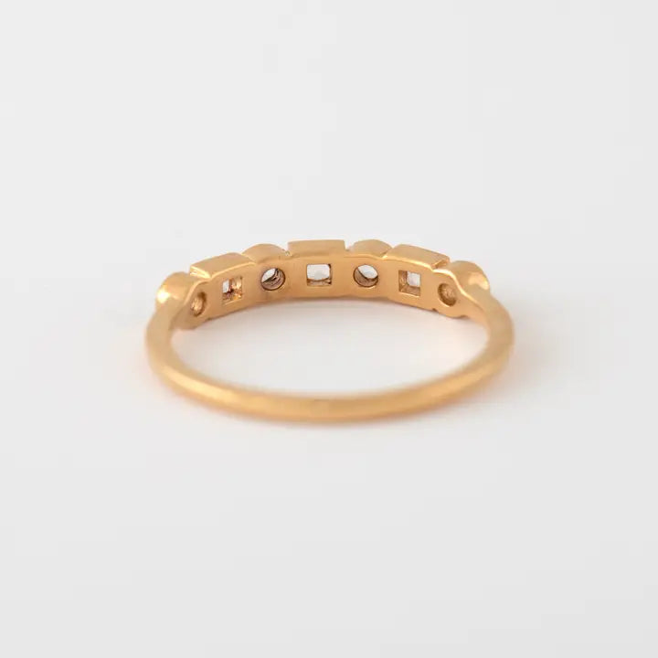 Femi White Topaz Band