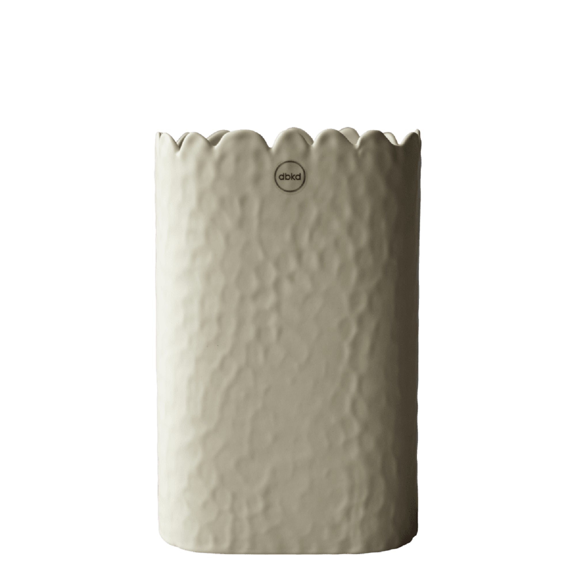Flowery Beige Vase