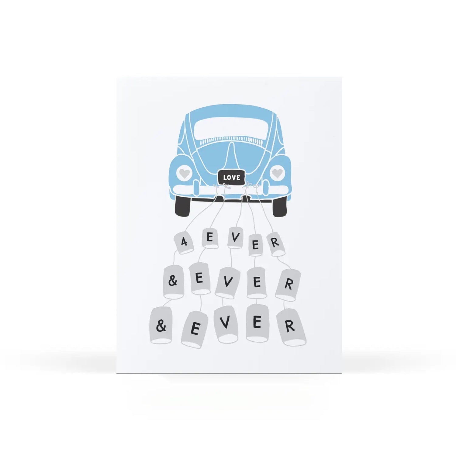 Forever and Ever Wedding card