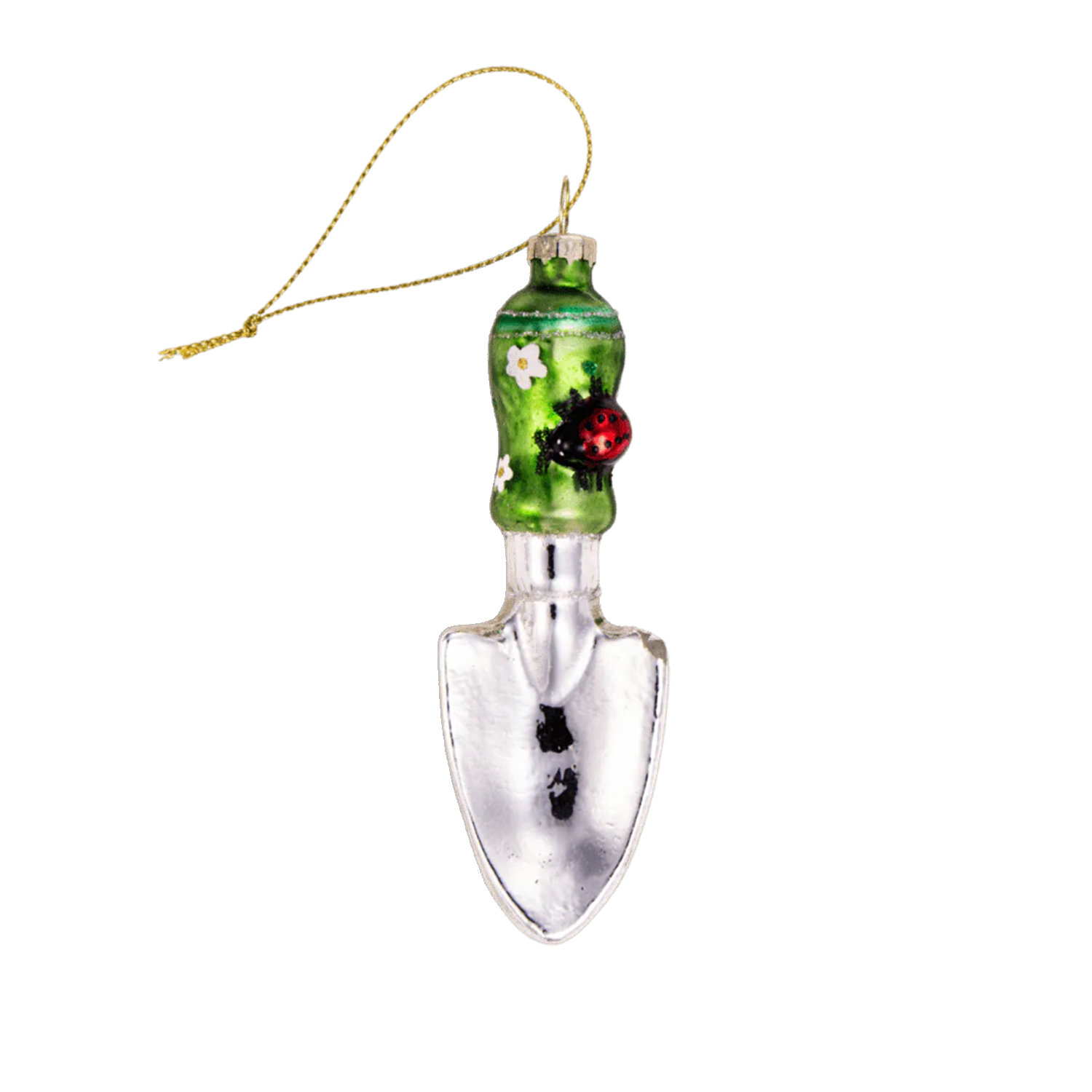 Garden Spade Glass Ornament