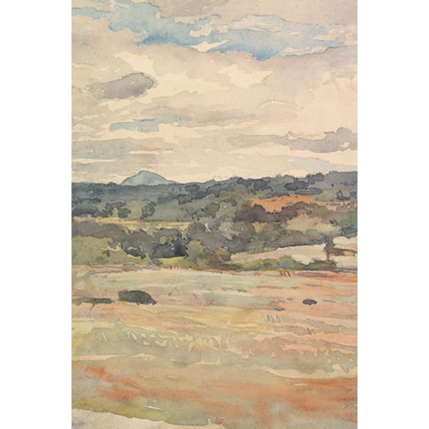 Georgia Countryside Watercolor