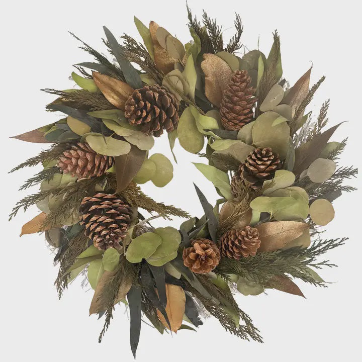 Gold Patina Wreath