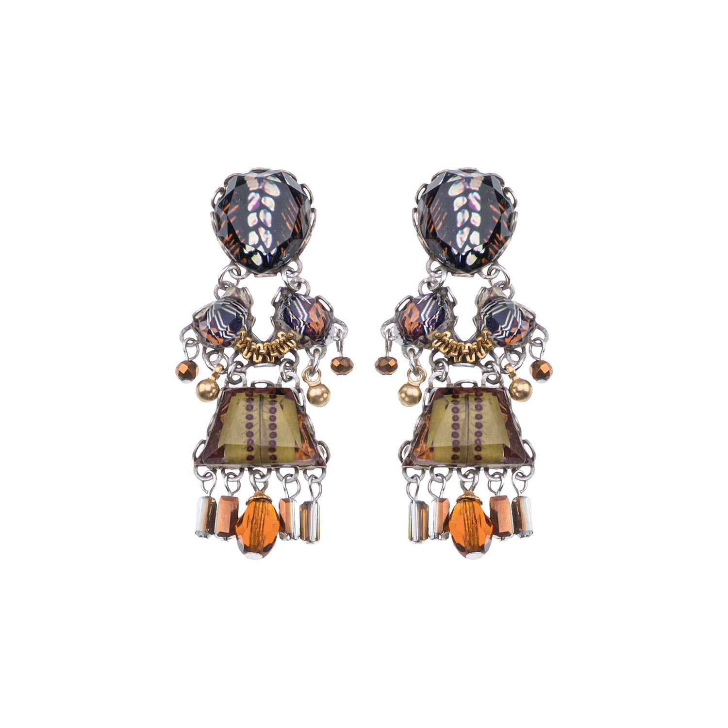 Golden Dunes Noctira Earrings