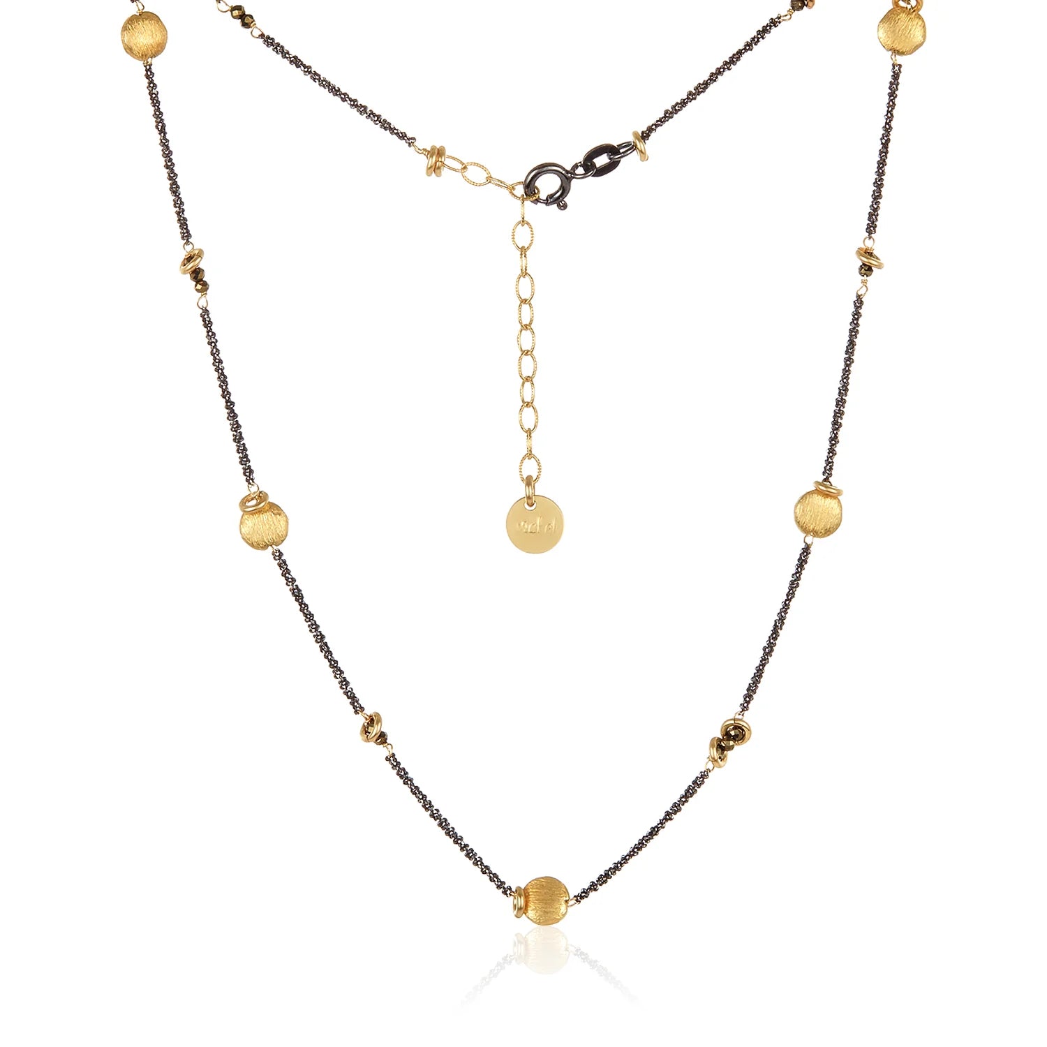 Half Moon Eclipse Necklace Pearl