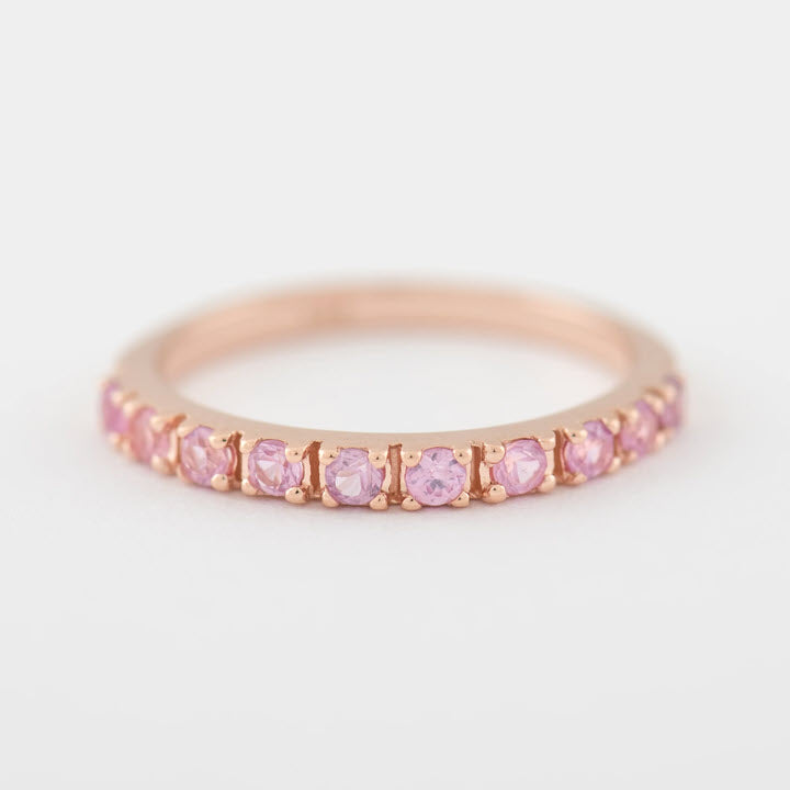 Hana Pink Sapphire Band