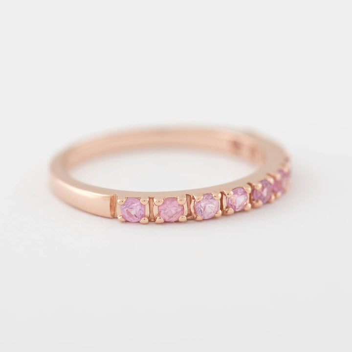 Hana Pink Sapphire Band