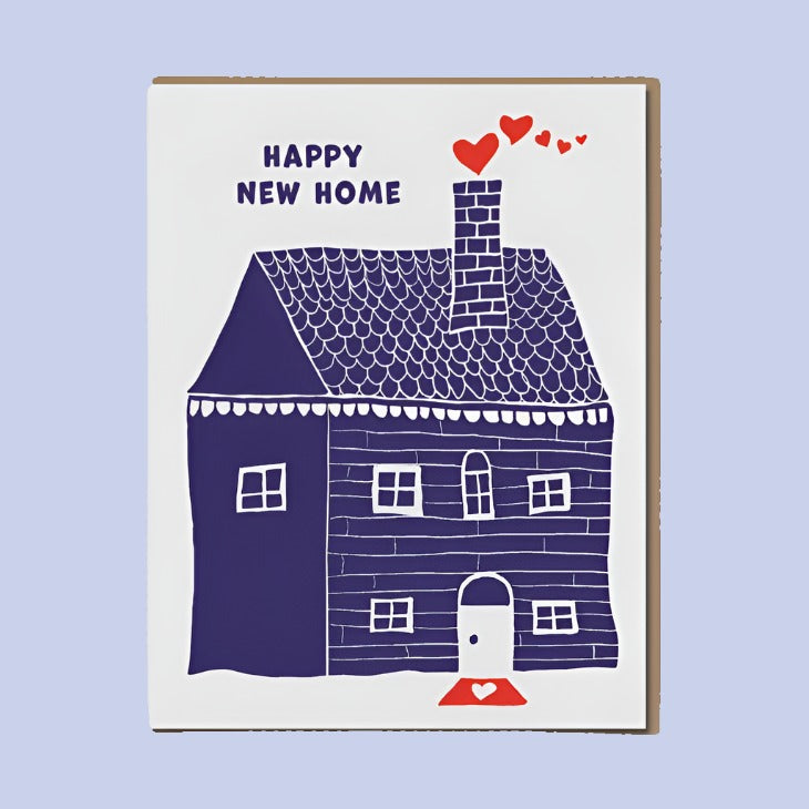 Happy New Home Blue