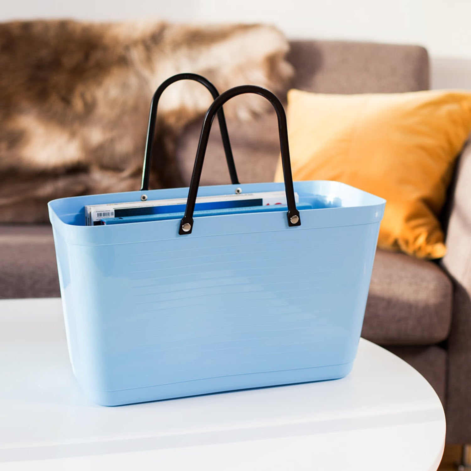 Light Blue Hinza Eco-Tote