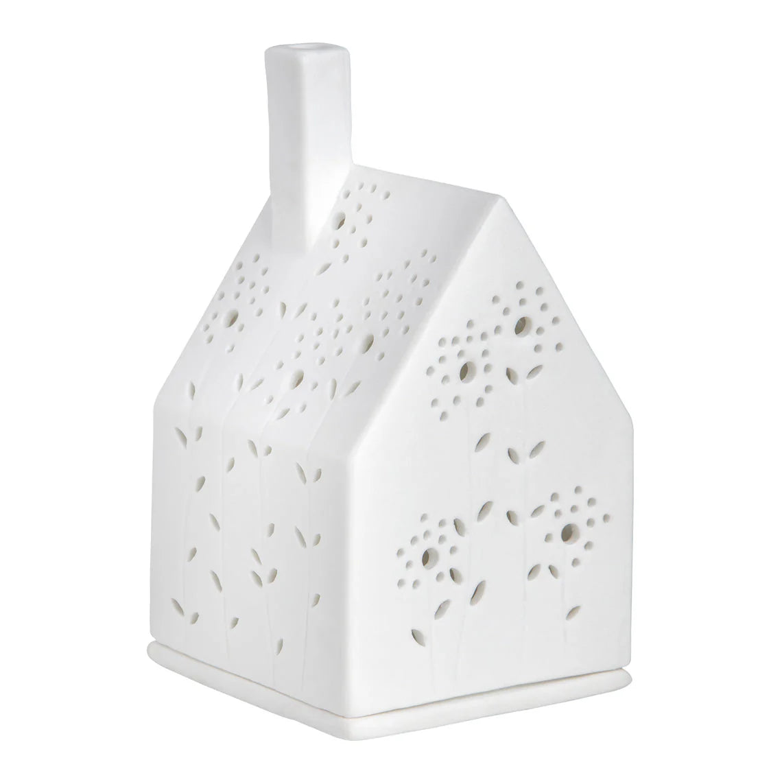 Porcelain House with Flowers