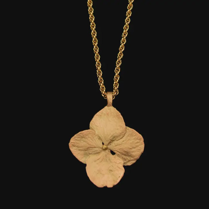Hydrangea Pendant - 18" Adj.