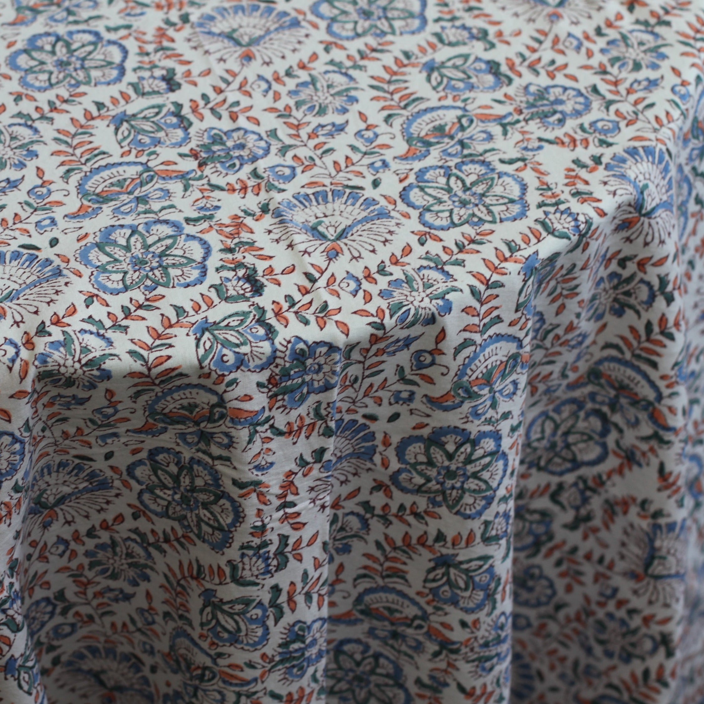Blue Starflower Tablecloth