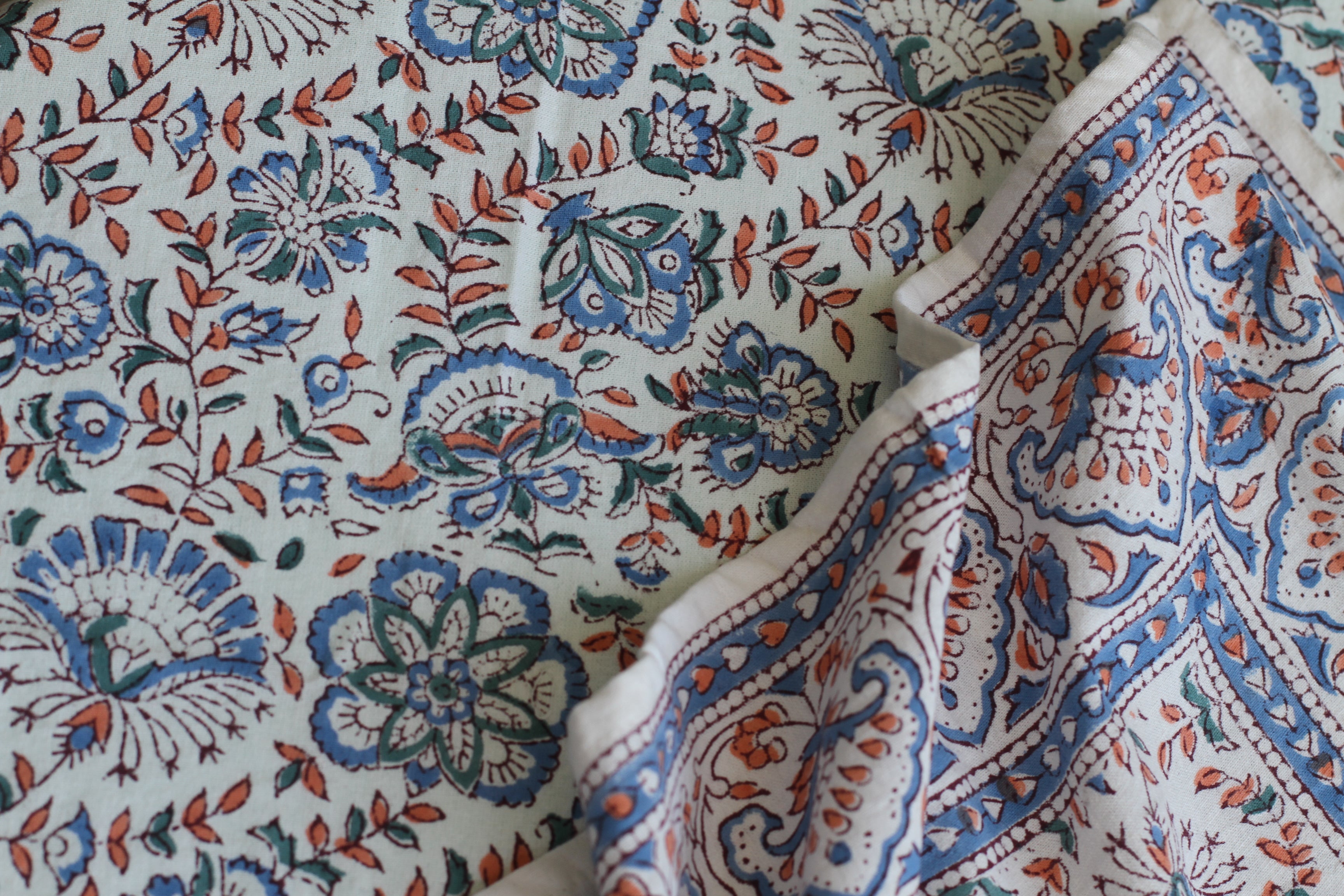 Blue Starflower Tablecloth