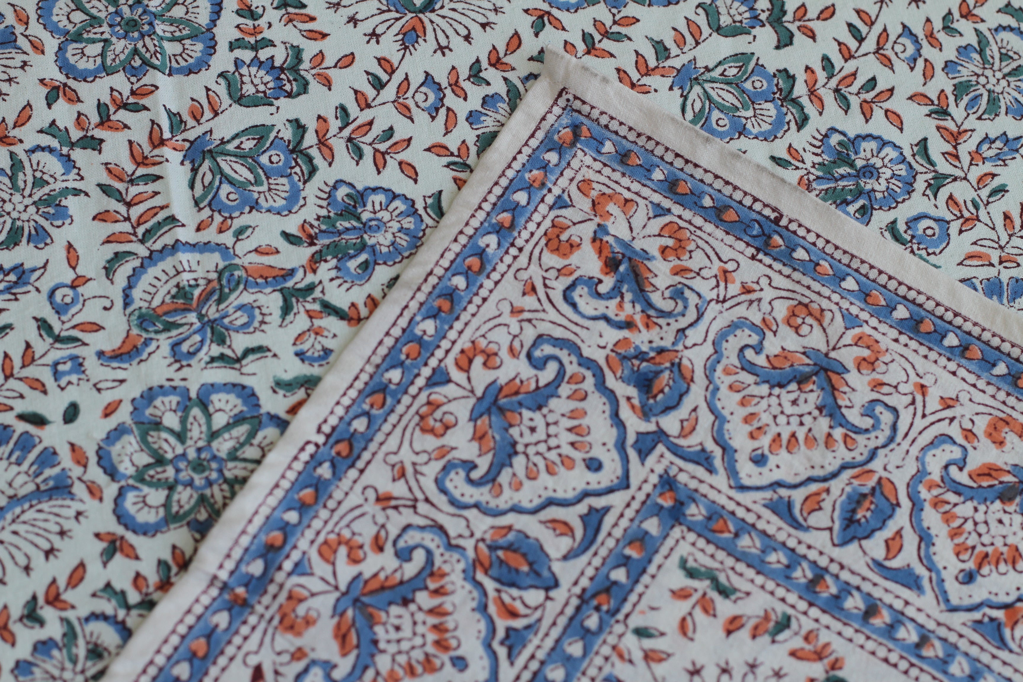 Blue Starflower Tablecloth