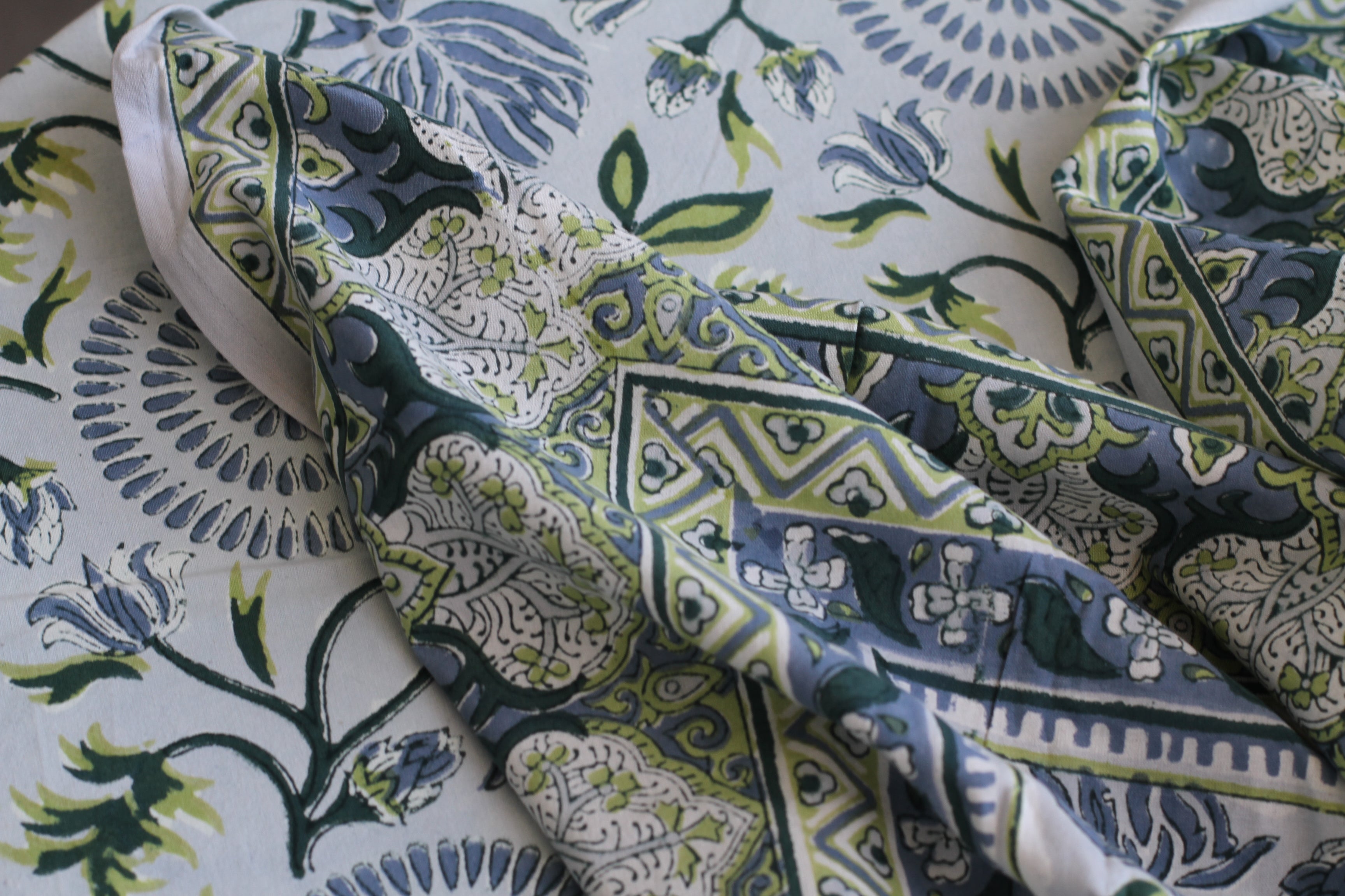 Maya Blue Tablecloth