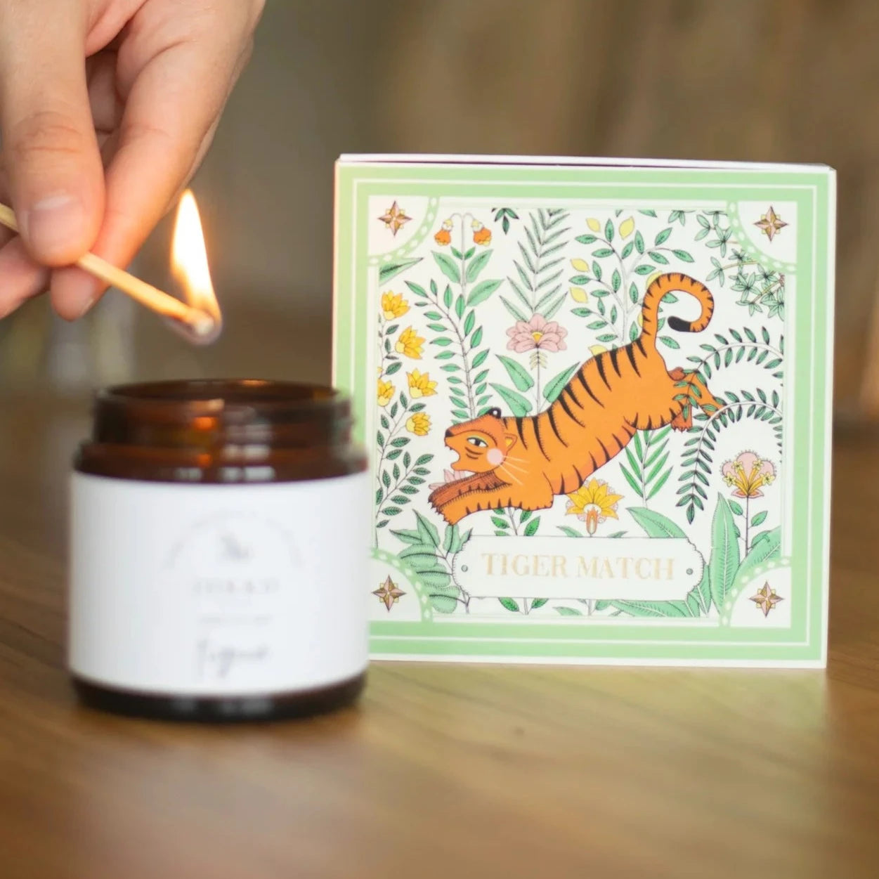 Ariane's Green Tiger Matchbox