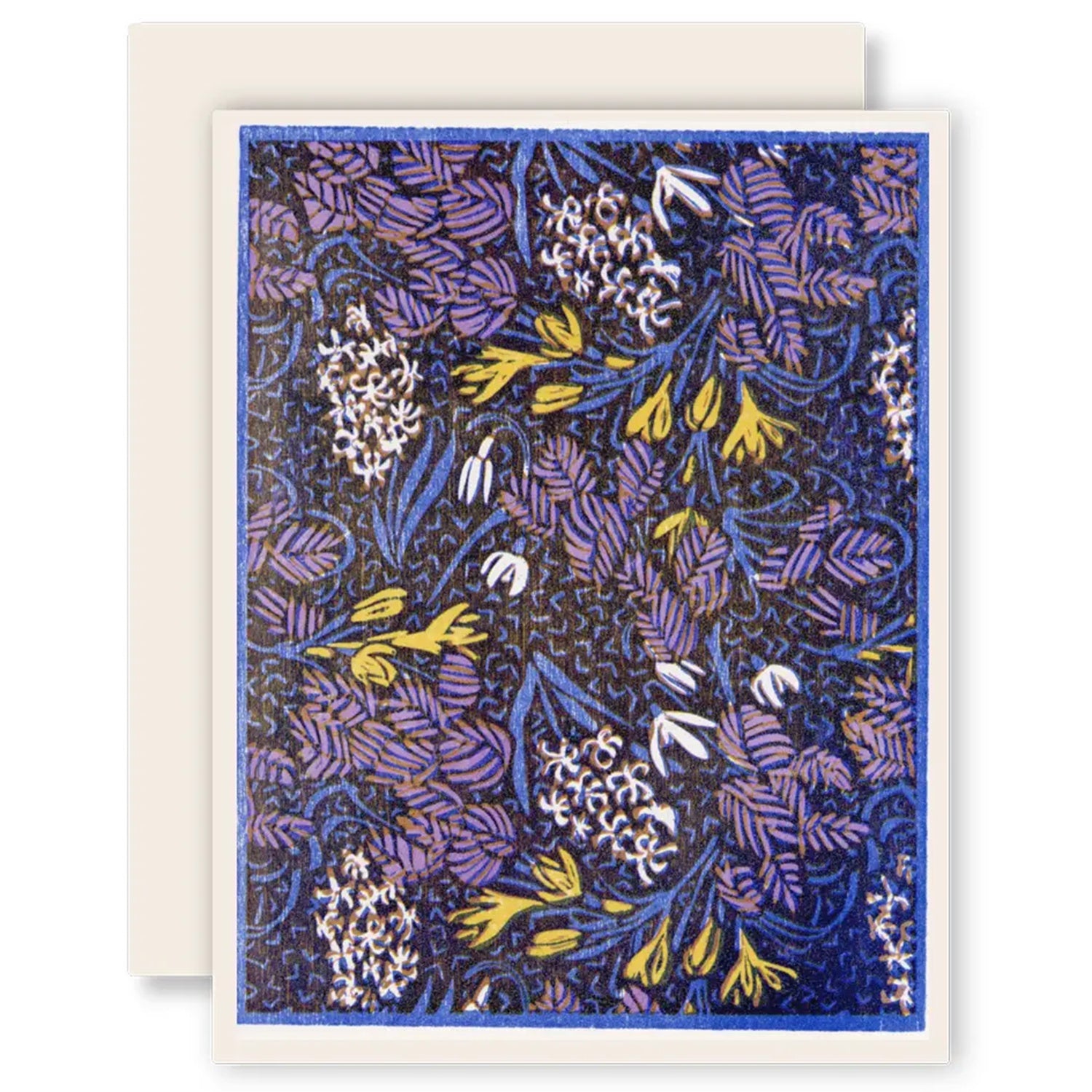Irises Everyday Letterpress Card