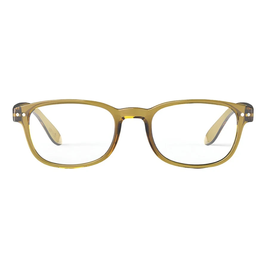 Rectangular #B Golden Green