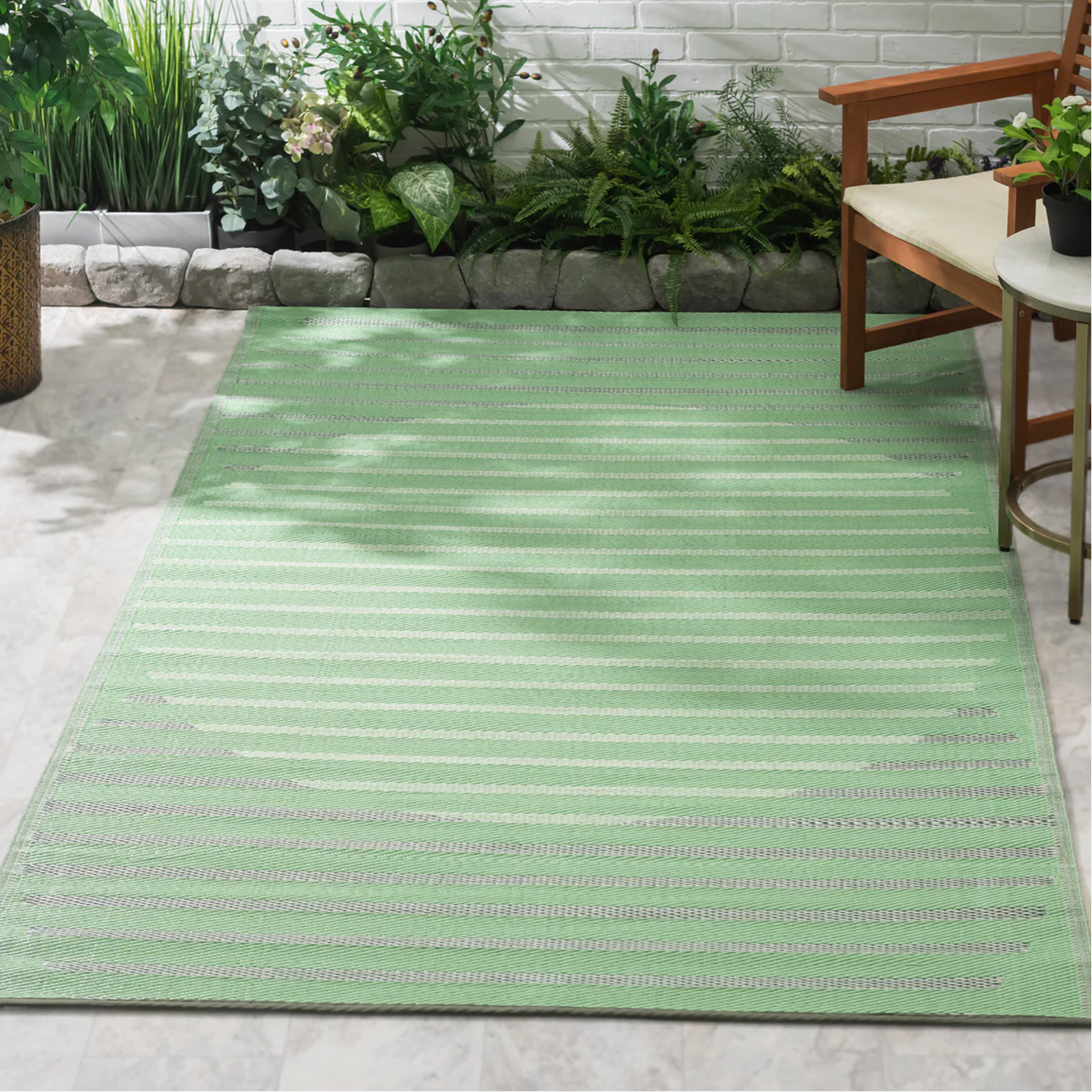 Kyoto Green Outdoor Mat