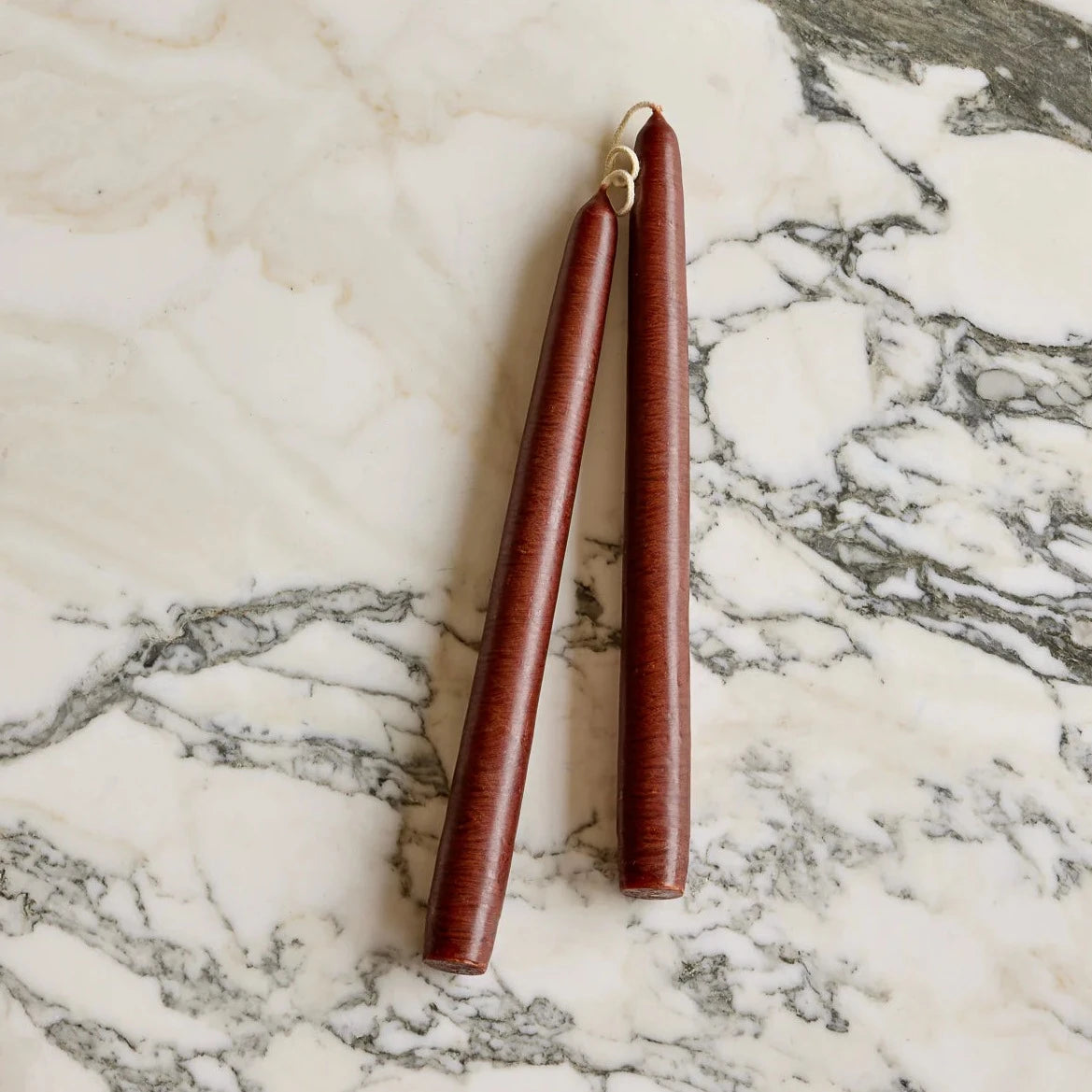 Burgundy Red 10-Inch Taper Pair