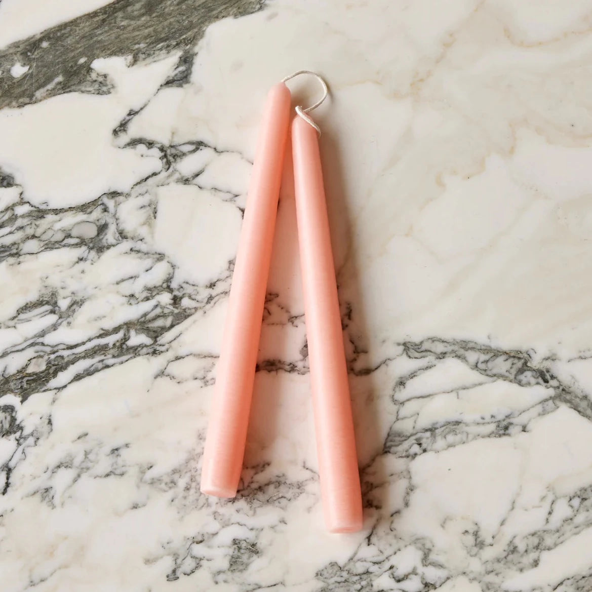 Dusty Rose 10-Inch Taper Pair