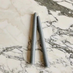 Slate Grey 10-Inch Taper Pair